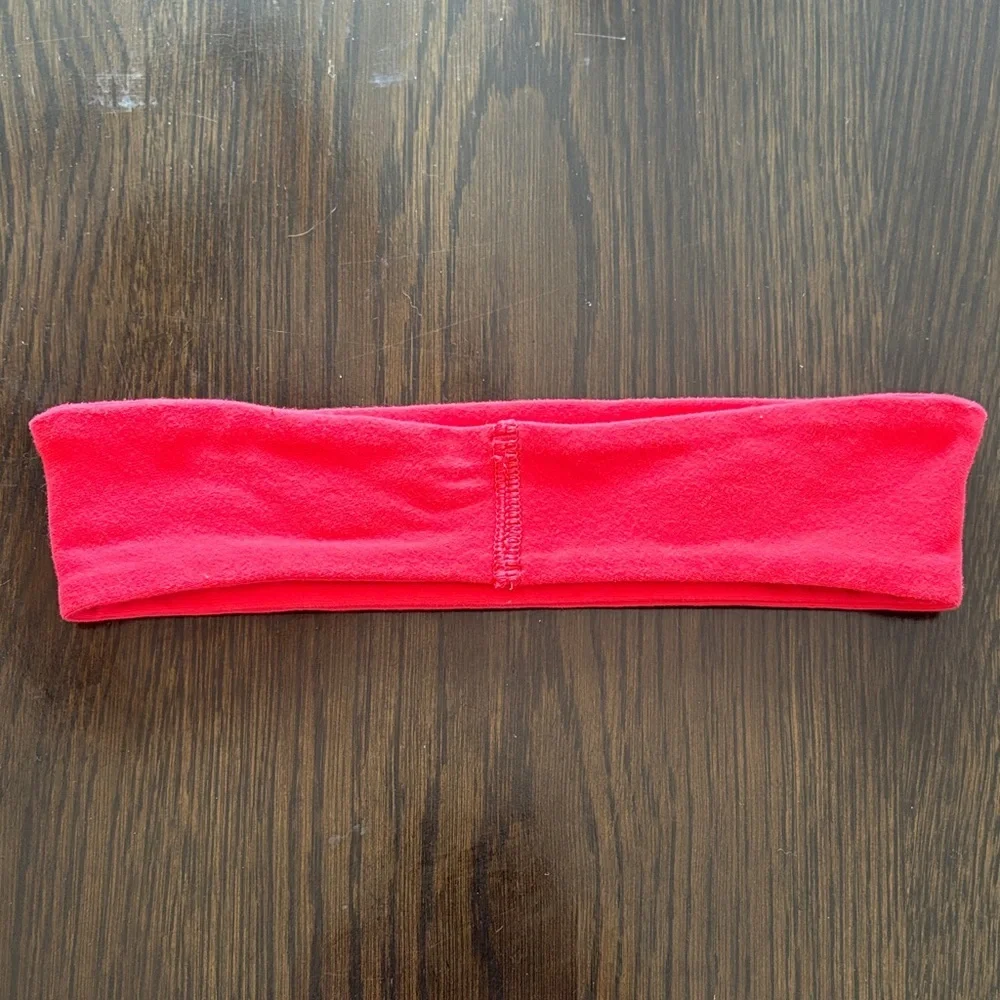 lululemon athletica Wide Athletic Headband Pink Red Yoga Running